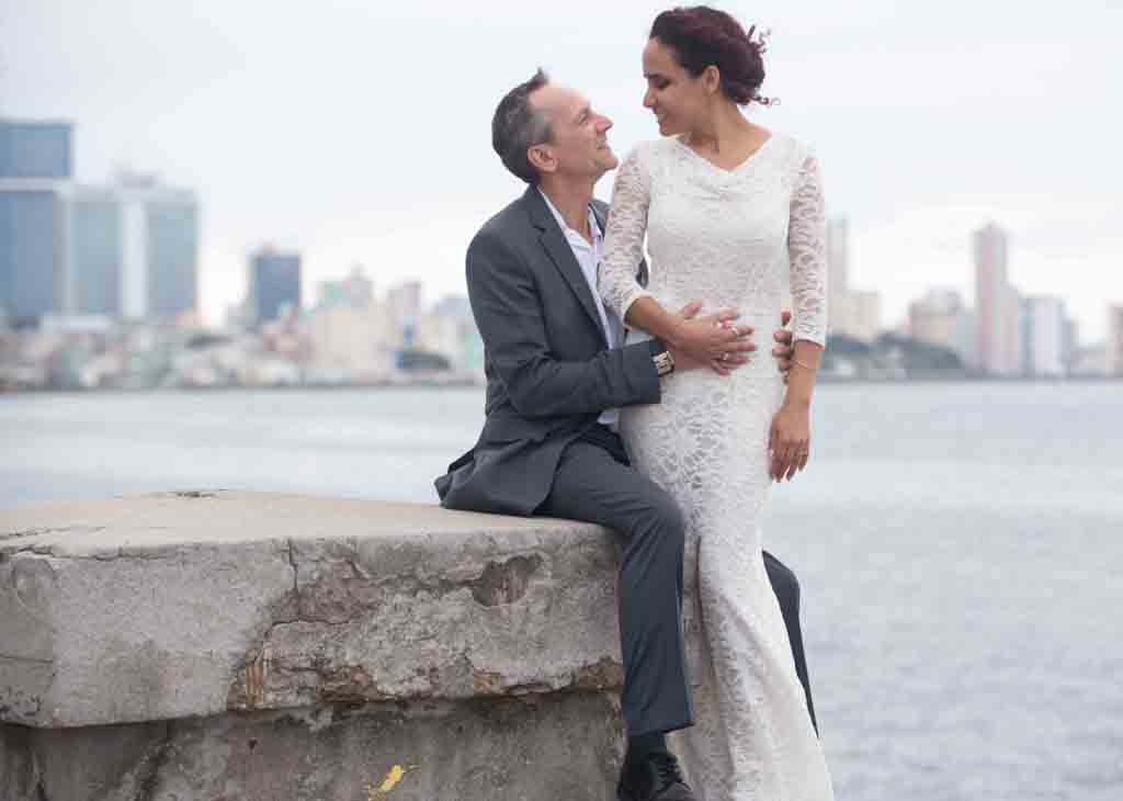 Thematische bruiloft in Havana